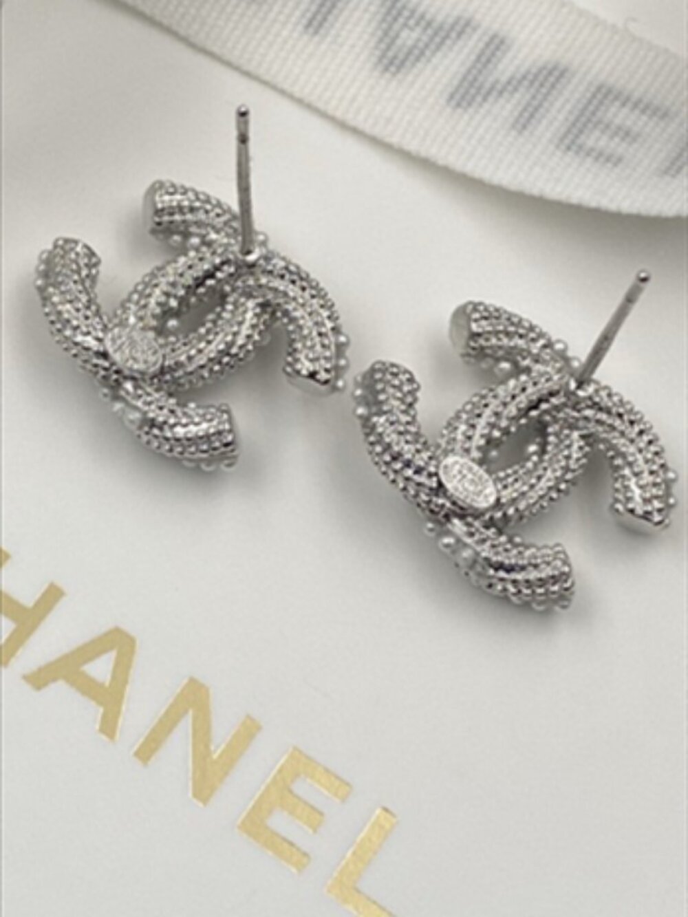Chanel Double C Earrings - Picture 3 of 5